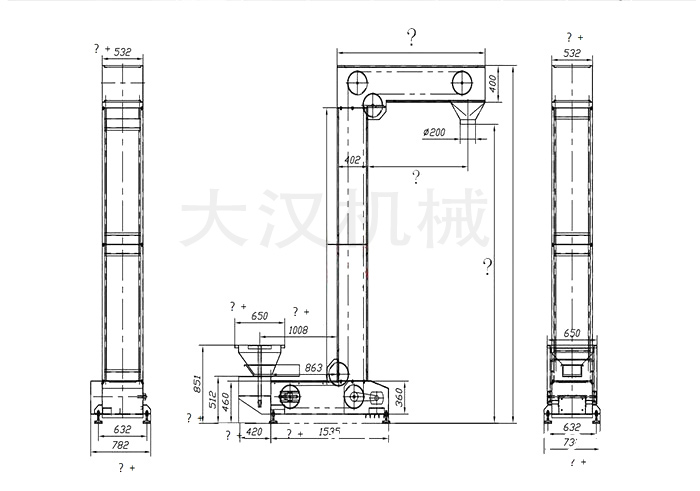 z型斗提機圖紙