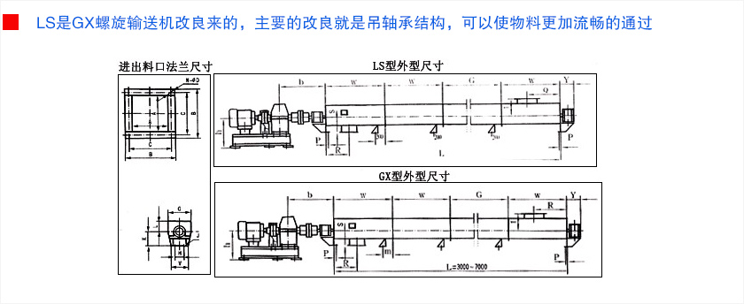 管式螺旋输送机图纸