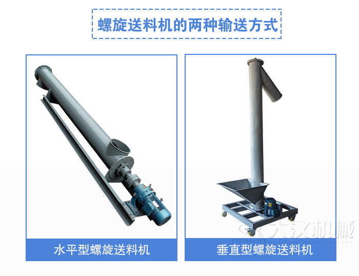  螺旋送料机输送方式